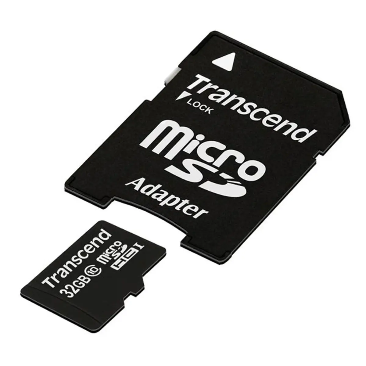 Transcend 32GB microSDHC Class 10 Memory Card with Adapter - 30 MB/s Write Speed - view 2