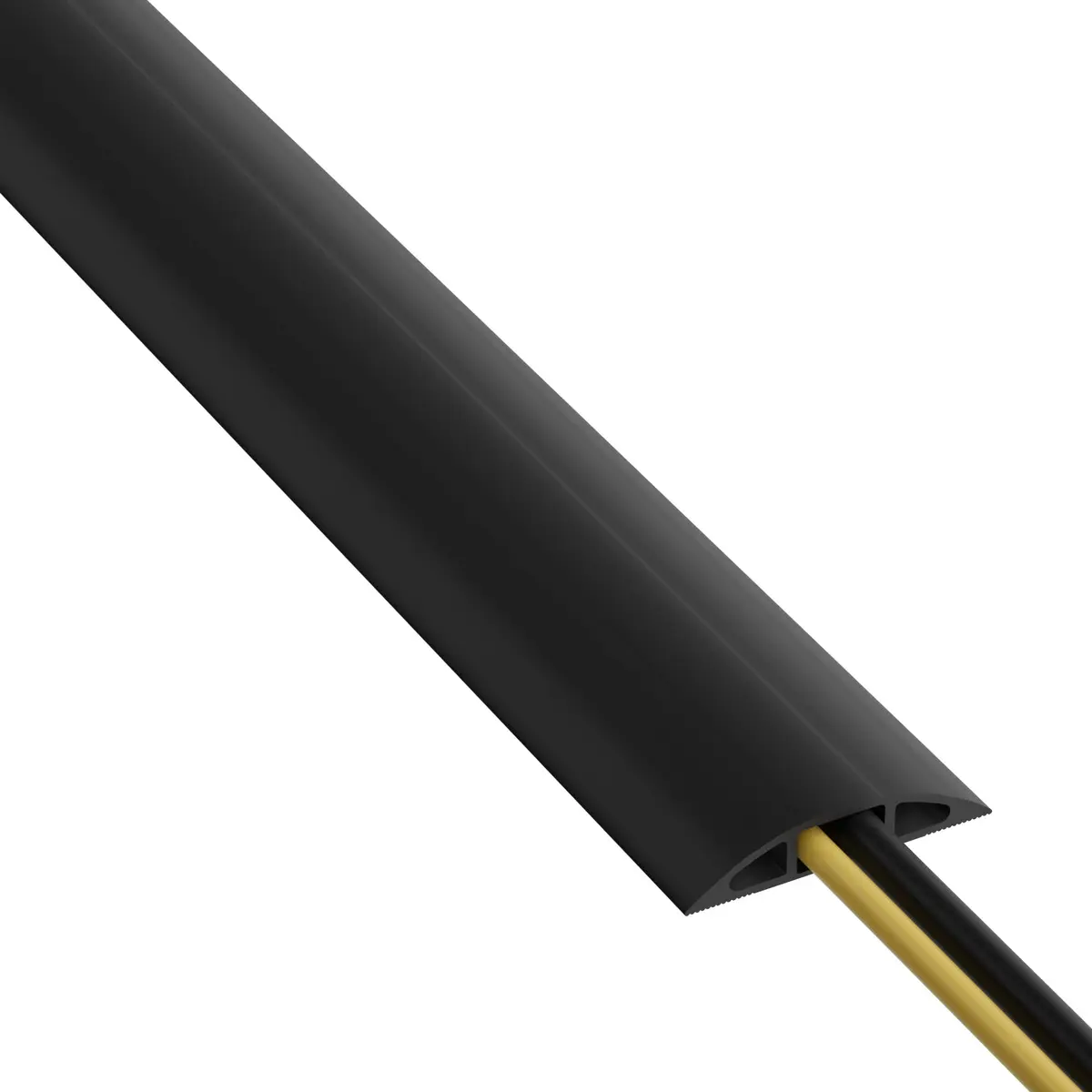 D-Line 6ft Floor Cord Cover Cable Protector 1.6m (6ft) | Heavy Duty PVC Cable Management for Offices and Homes - main product image