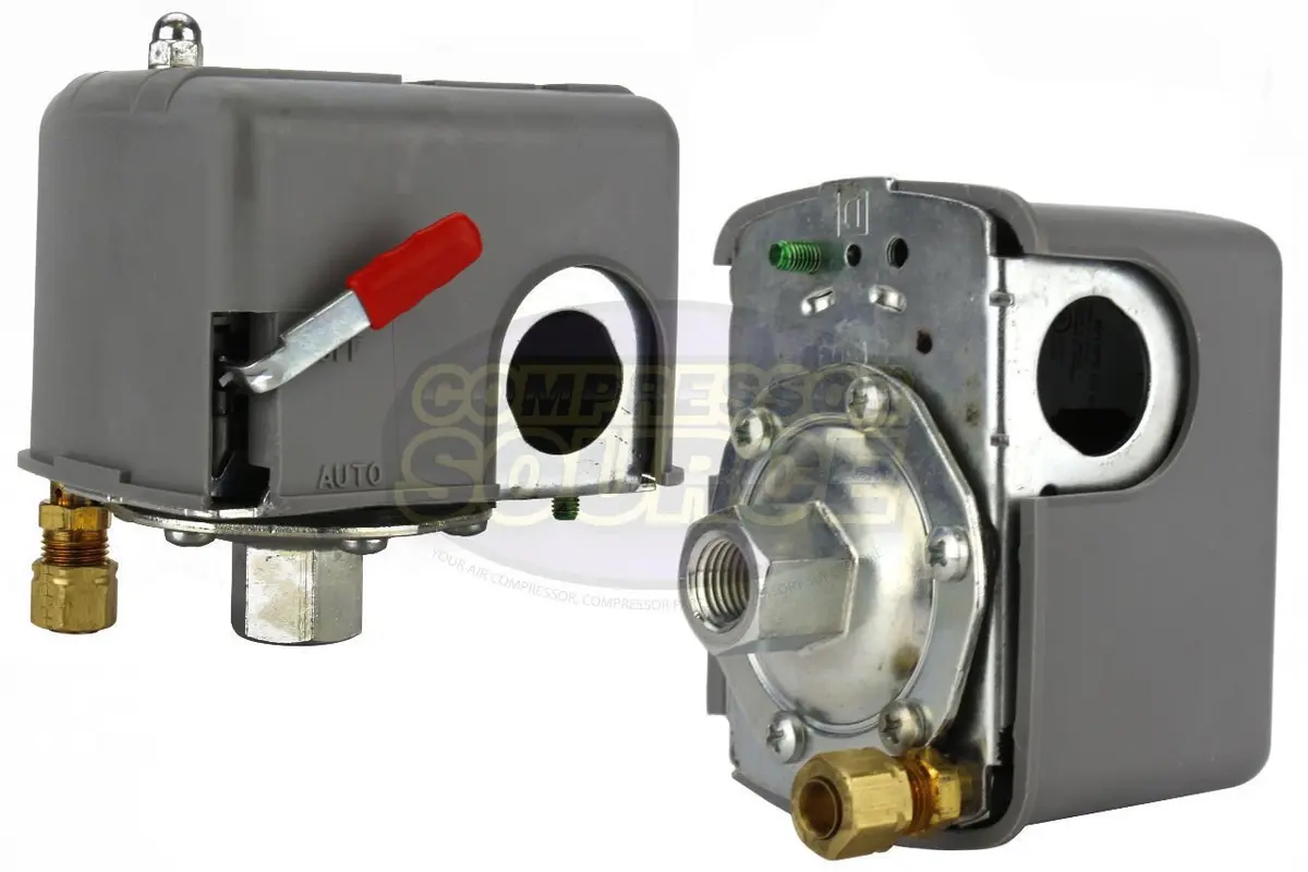 Square D Pumptrol 9013FHG12J52M1X Pressure Switch 95-125 psi | Electromechanical Regulation for Air Compressors - view 4