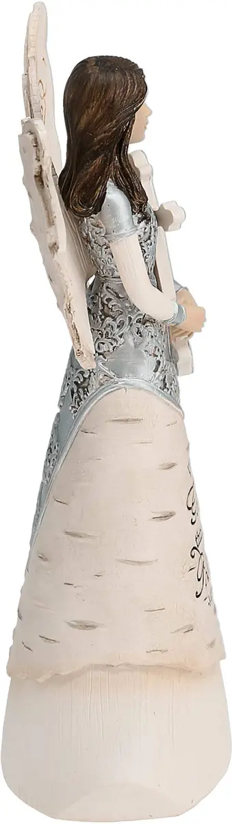 Pavilion Elements Faith Angel Figurine 16.51 cm (6.5-Inch) Holding Cross | Religious Home Décor Accent - view 5