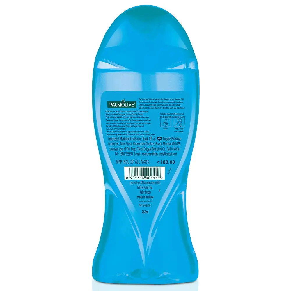 Palmolive Thermal Spa Mineral Massage Shower Gel (250ml) | Velvety Soft Skin & Relaxation - view 7