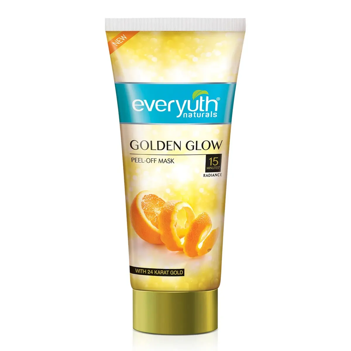 Everyuth Natural Advanced Golden Glow Peel Off Mask 90 g (3.17 oz) | Instant Glow Skin Treatment - main product image