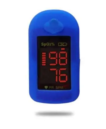 Concord Fingertip Pulse Oximeter with Reversible Display | Accurate Blood Oxygen & Pulse Monitoring (Sapphire) - view 4