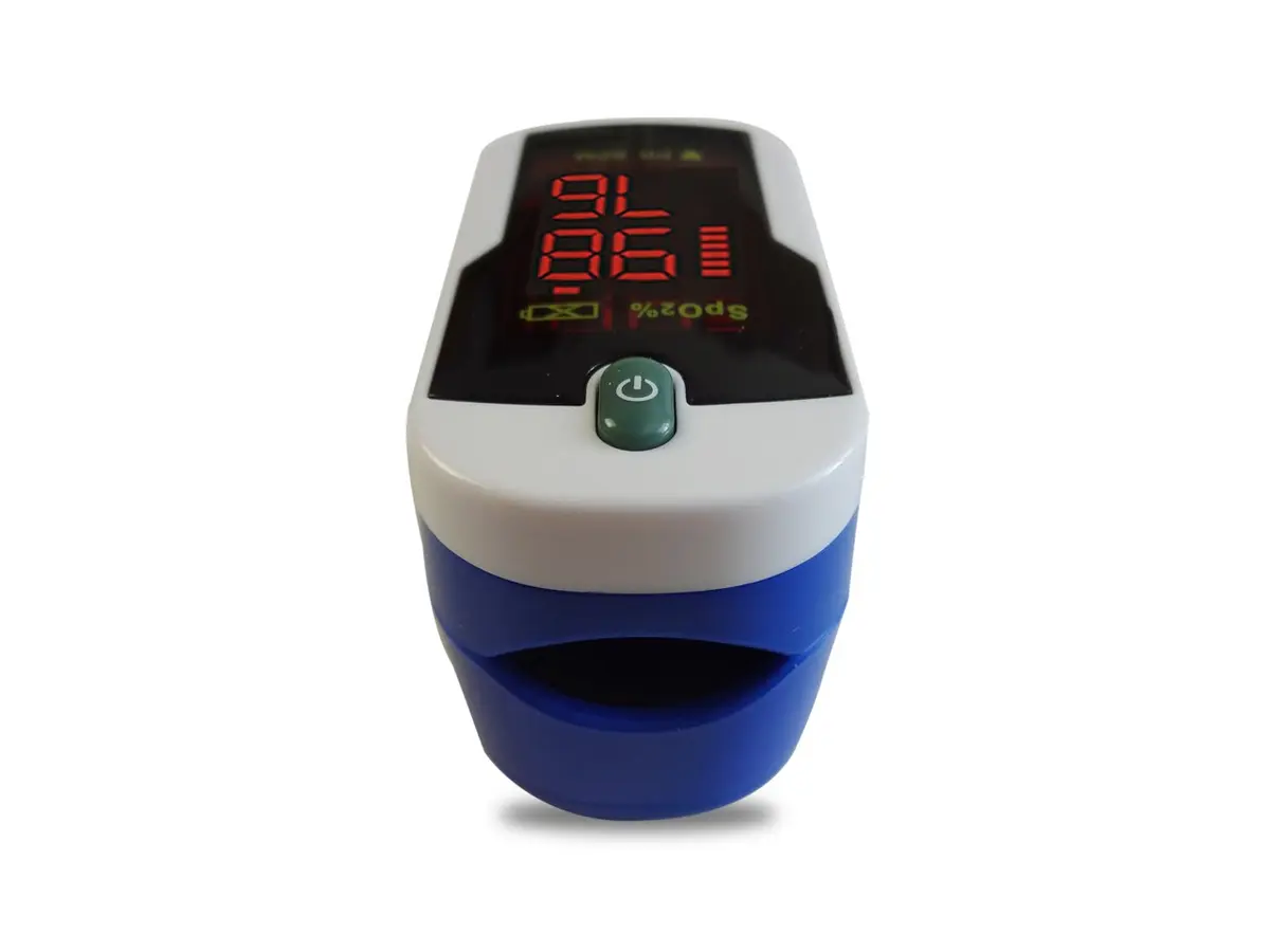 Concord Fingertip Pulse Oximeter with Reversible Display | Accurate Blood Oxygen & Pulse Monitoring (Sapphire) - view 6