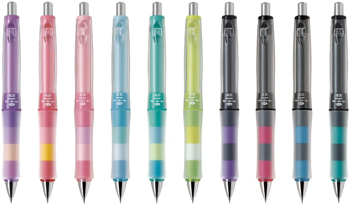 PILOT Dr. Grip CL Play Boader Mechanical Pencil 0.5mm Floral Pink | Ergonomic Grip for Reduced Fatigue - view 3