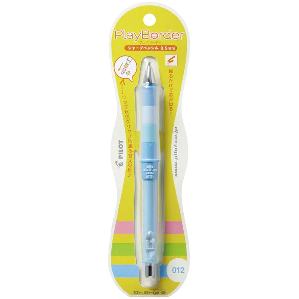 PILOT Dr. Grip CL Play Boarder Mechanical Pencil 0.5mm Aqua Blue | Smooth Writing for Students & Professionals - view 2