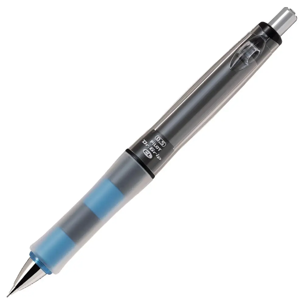 PILOT Dr. Grip Play Border Shaker Mechanical Pencil 0.5 mm (0.02 in) Black/Blue | Ergonomic Grip for Reduced Fatigue - main product image
