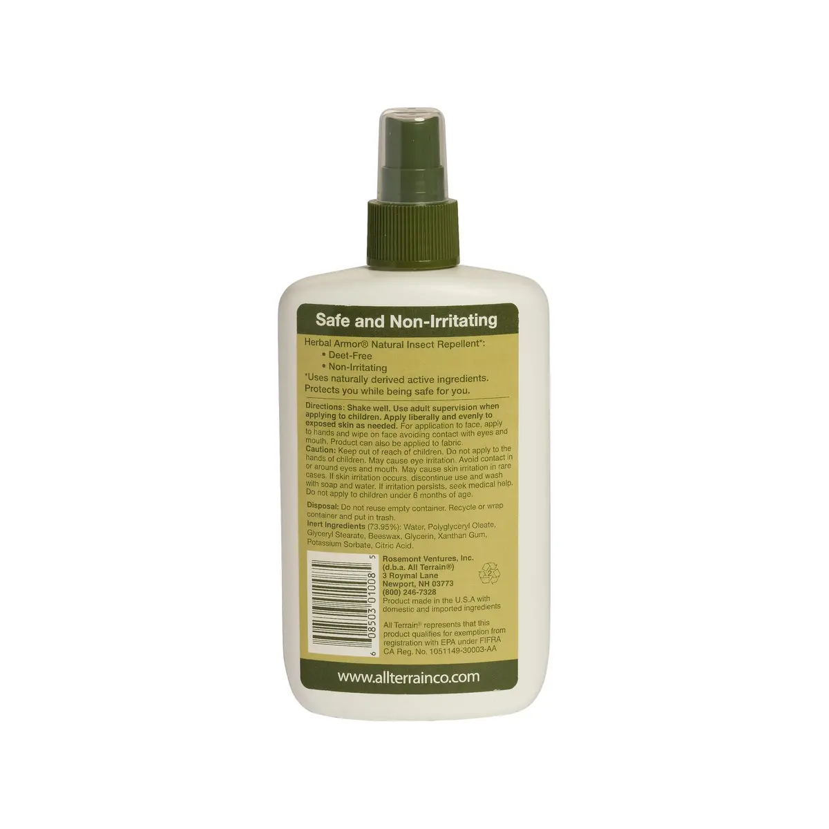 All Terrain Herbal Armor 8oz DEET-Free Insect Repellent | Plant-Based & All-Natural Bug Spray for Outdoor & Family Use - view 2