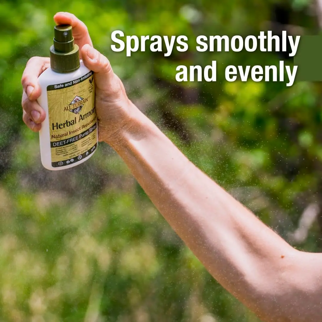 All Terrain Herbal Armor 8oz DEET-Free Insect Repellent | Plant-Based & All-Natural Bug Spray for Outdoor & Family Use - view 3