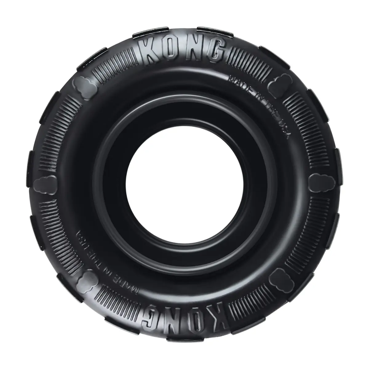 KONG Extreme Tires Natural Rubber Chew Toy for Medium/Large Dogs | Durable Treat-Dispensing Tire Toy - main product image
