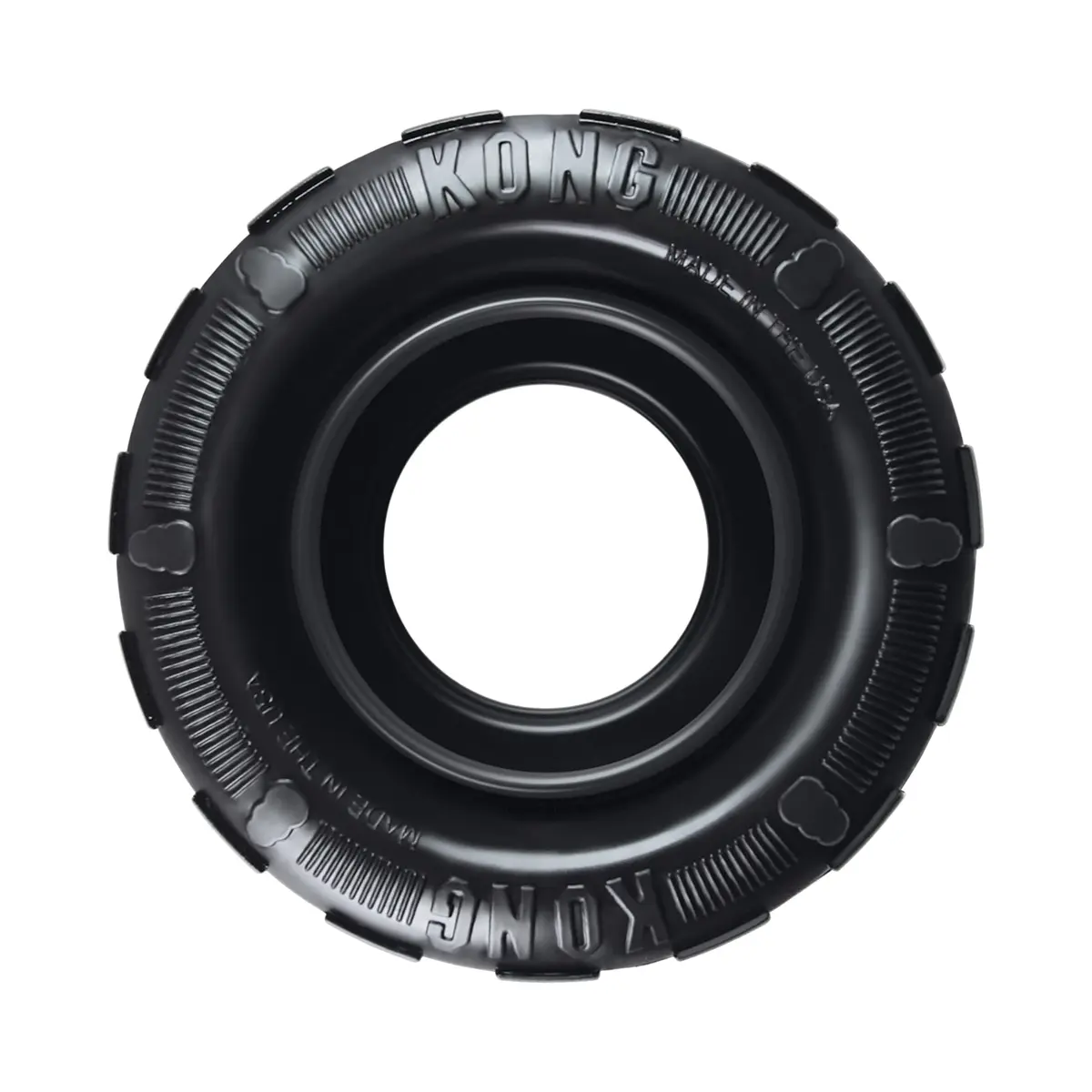 KONG Extreme Tires Natural Rubber Chew Toy for Medium/Large Dogs | Durable Treat-Dispensing Tire Toy - view 2