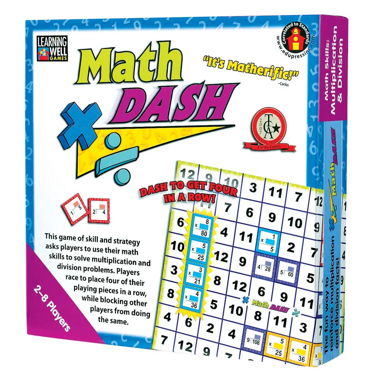Edupress Math Dash Game for Multiplication & Division | Classroom Skill & Strategy Tool (70-120 chars) - main product image