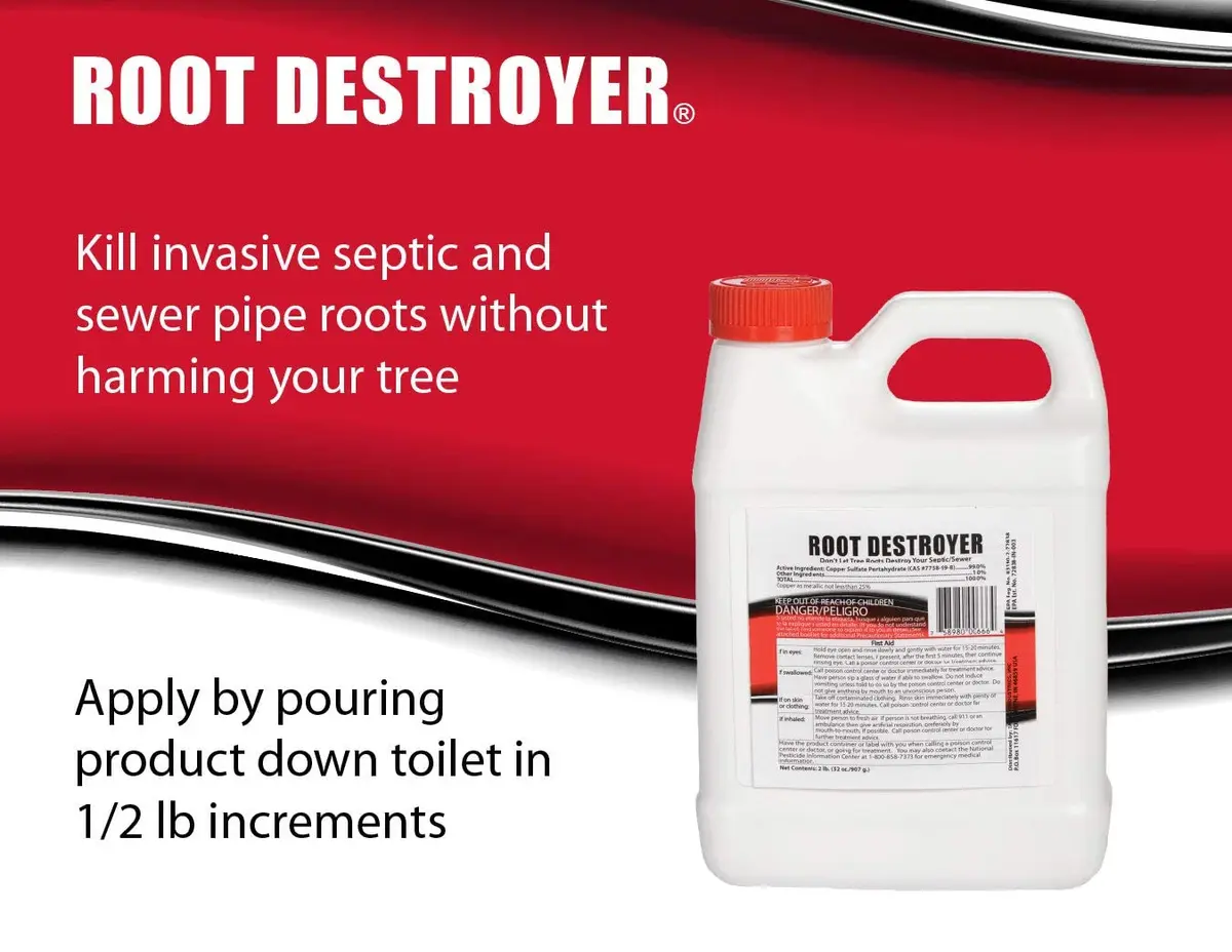 Sanco Industries Root Destroyer 2lbs | Copper Sulfate Root Killer for Sewer & Pipes - view 3