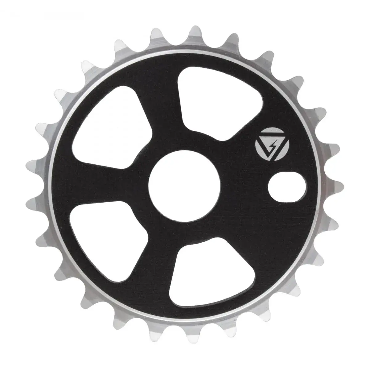 Black Ops Micro Drive BMX Chain Ring 25t (50.4mm BCD) | CNC Machined 6061-T6 Alloy - main product image