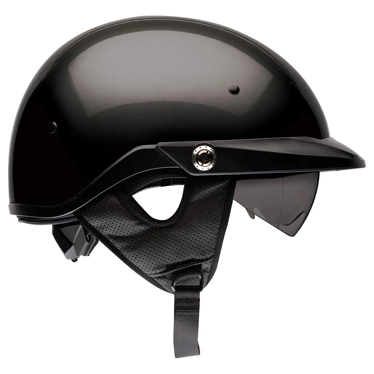 BELL Pit Boss Motorcycle Half Helmet - Black, X-Small/Small | Lightweight, DOT & FMVSS 218 Certified - view 2