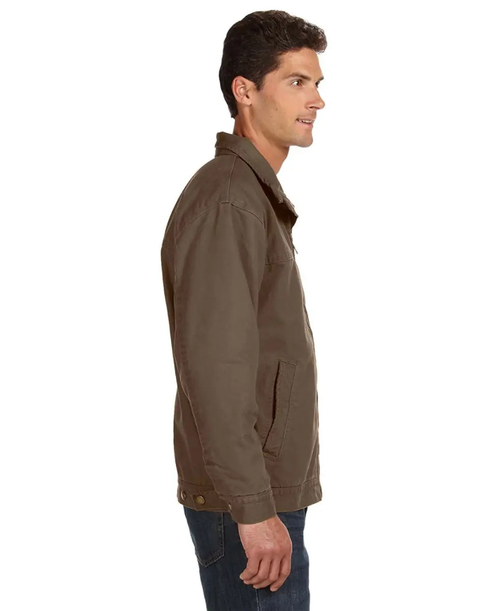 DRI Duck Maverick Men's Cotton Canvas Work Jacket 3X-Large | Rugged & Warm, Field Khaki - view 3