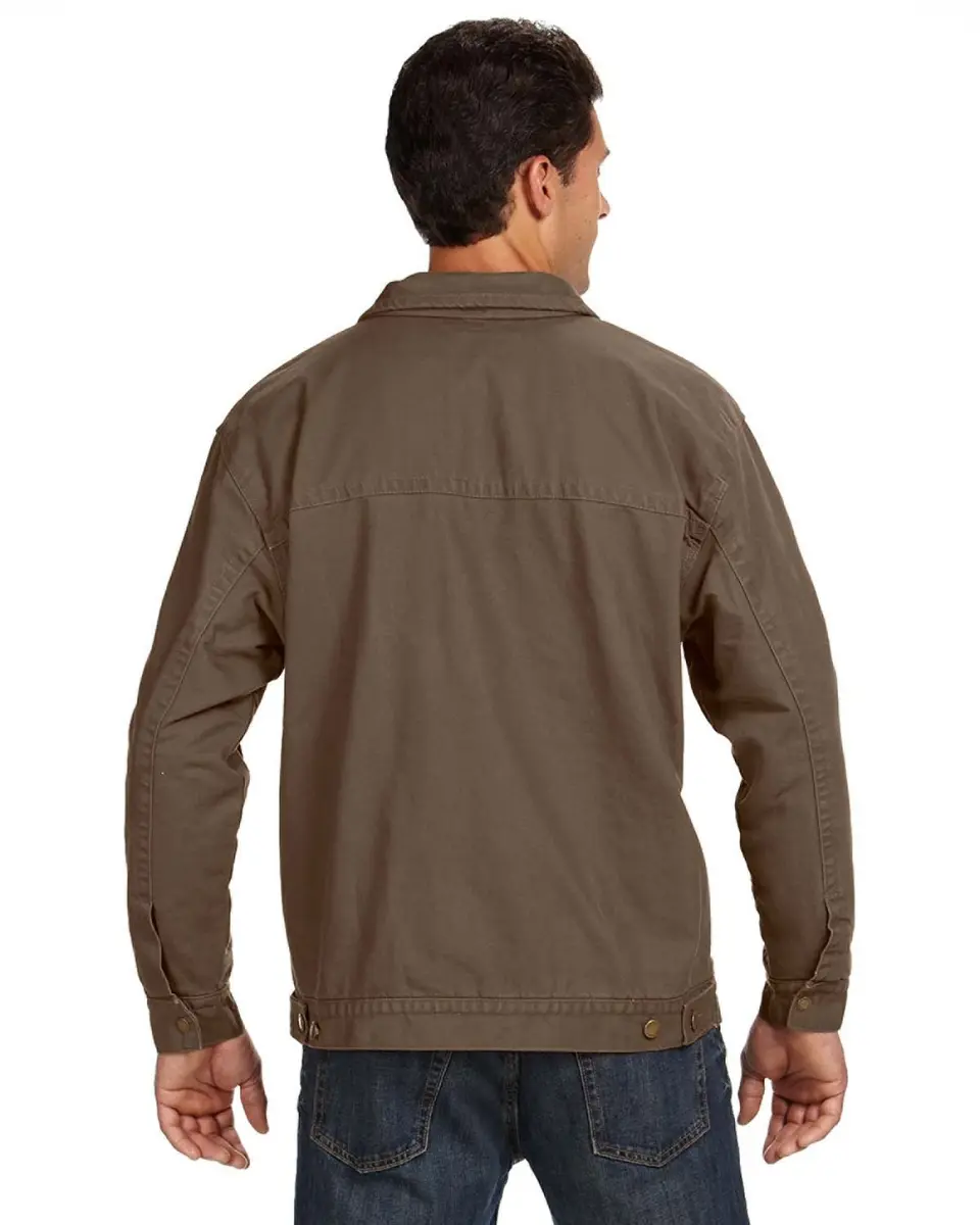 DRI Duck Maverick Men's Cotton Canvas Work Jacket 3X-Large | Rugged & Warm, Field Khaki - view 4