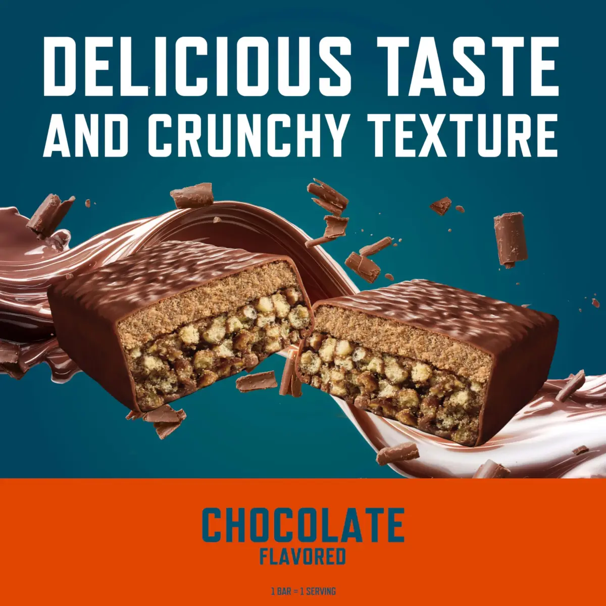 CLIF BUILDERS Protein Bars Chocolate Flavor 2.4 oz (68 g) | 20g Plant Based Protein Post-Workout - view 5