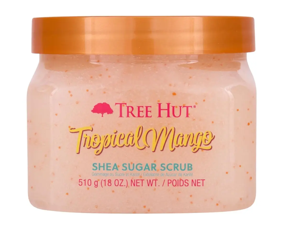 Tree Hut Tropical Mango Body Scrub 510g (18 Oz) | Exfoliating & Hydrating with Shea Butter - main product image
