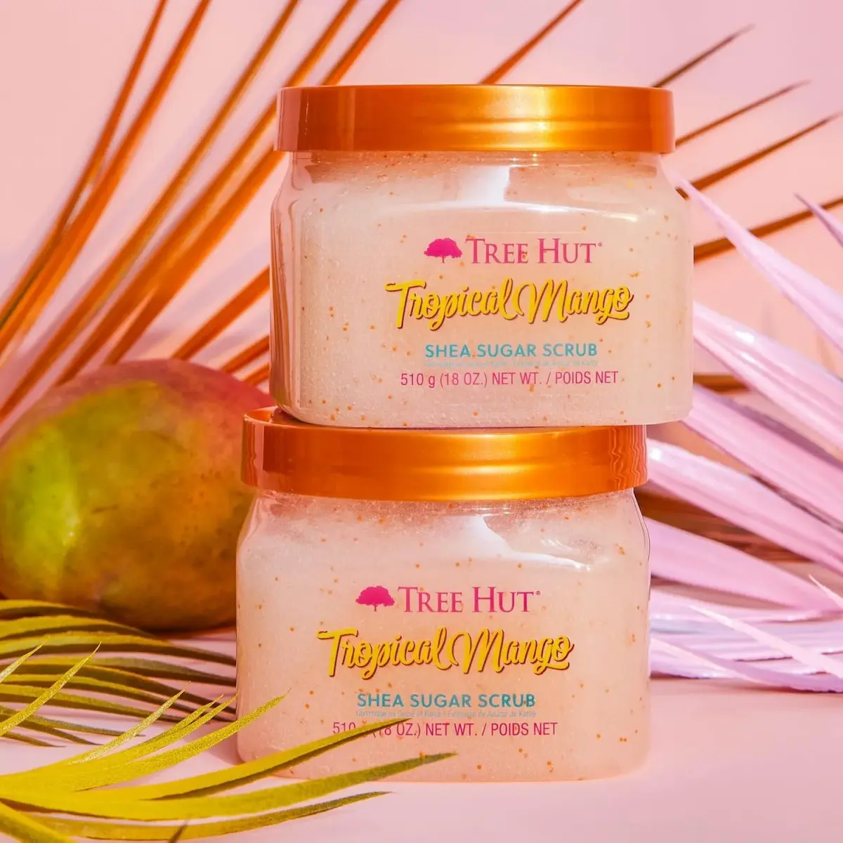 Tree Hut Tropical Mango Body Scrub 510g (18 Oz) | Exfoliating & Hydrating with Shea Butter - view 5