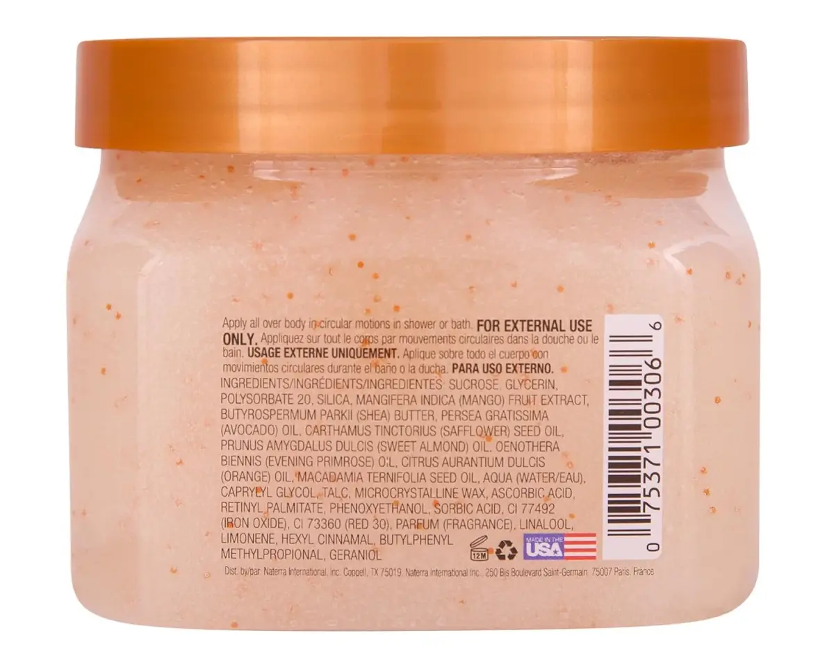 Tree Hut Tropical Mango Body Scrub 510g (18 Oz) | Exfoliating & Hydrating with Shea Butter - view 3