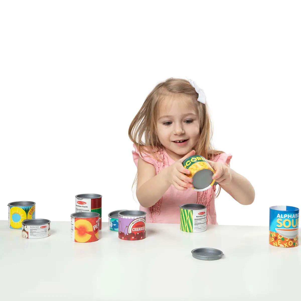 Melissa & Doug Let's Play House, 10 Grocery Cans with Removable Lids | Pretend Play Food for Kids 3+ - view 7