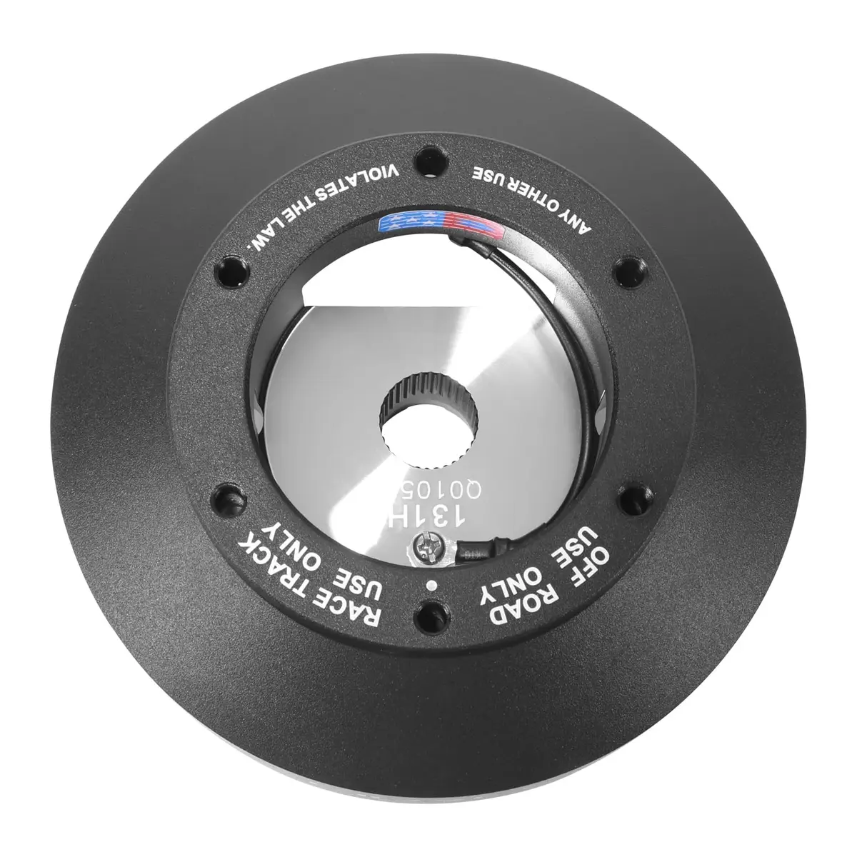 NRG Innovations NRG-SRK-131H Racing Style Short Hub Adapter Black | Compatible with 97-12 Honda Acura - view 3
