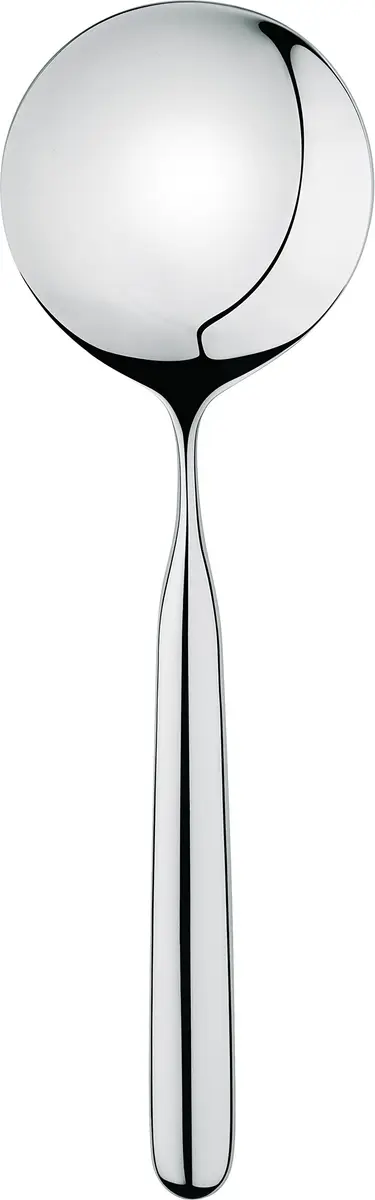 Alessi Risotto Serving Spoon in 18/10 Stainless Steel Mirror Polished, Silver | Elegant Italian Design for Dining - main product image