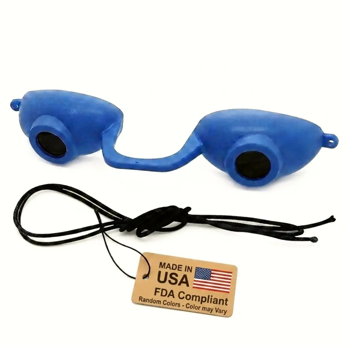 Super Sunnies Flexible UV Eye Tanning Goggles w/Strap, 1 Count | Protects Eyes from UV & Red Light - main product image