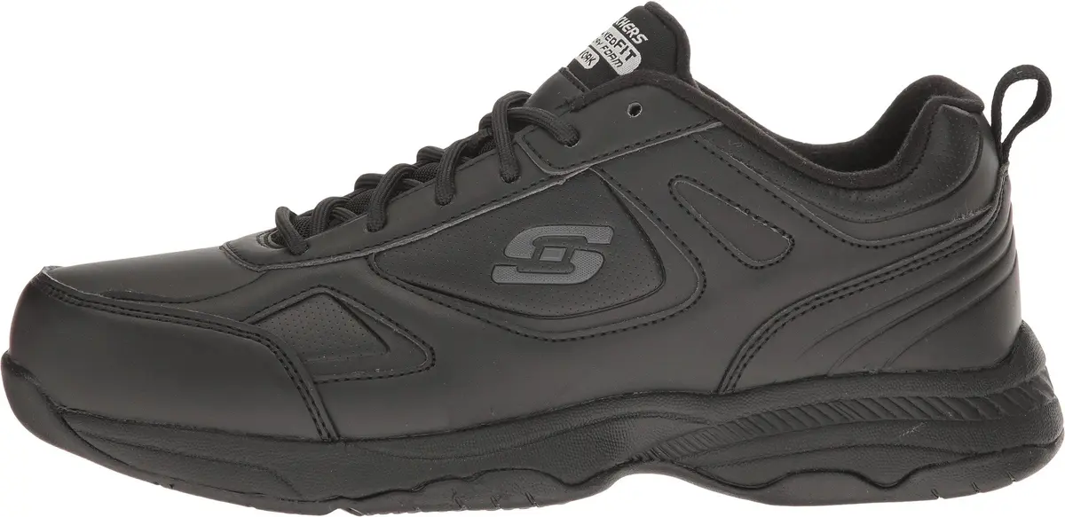 Skechers Work Women's Dighton Bricelyn Wide Work Shoe, Black, 8.5 W US | Slip-Resistant & All-Day Comfort - view 2