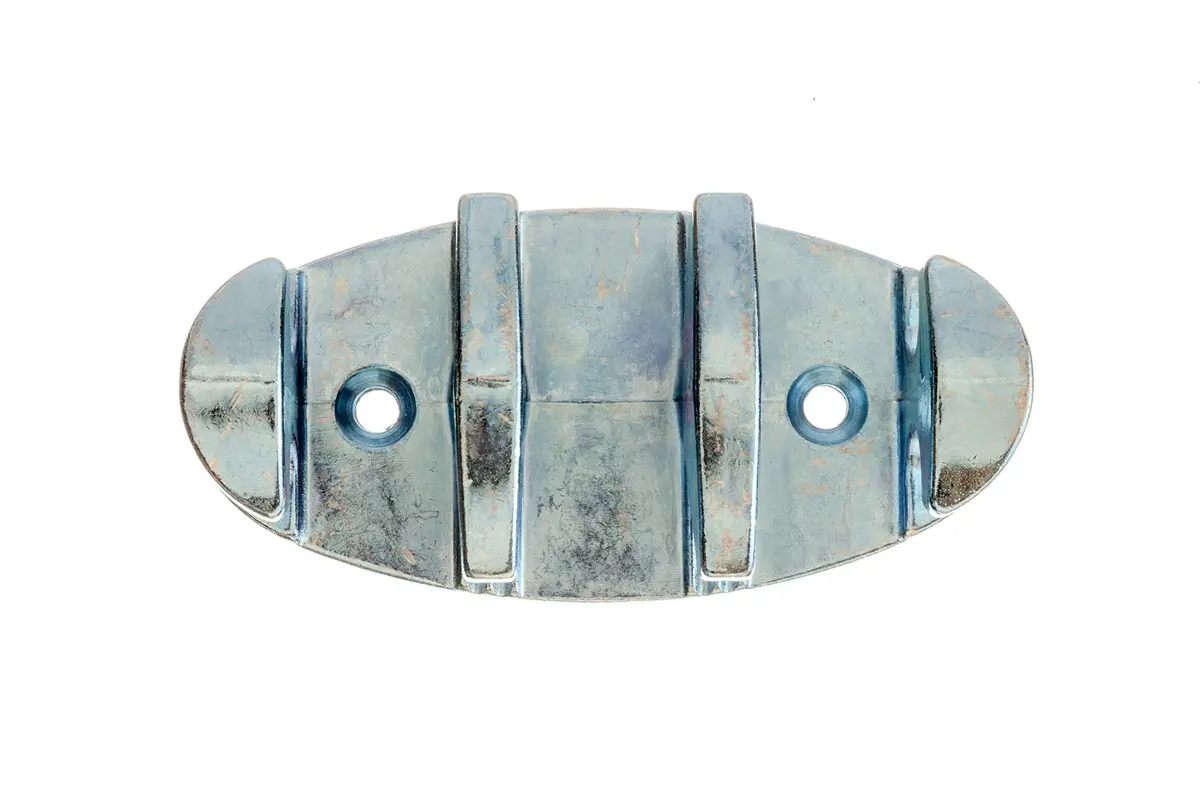 Attwood Zig Zag 4-inch Zinc Plated Rope Cleat | 10.2 cm (4 inch) Boat Deck Fitting - view 3
