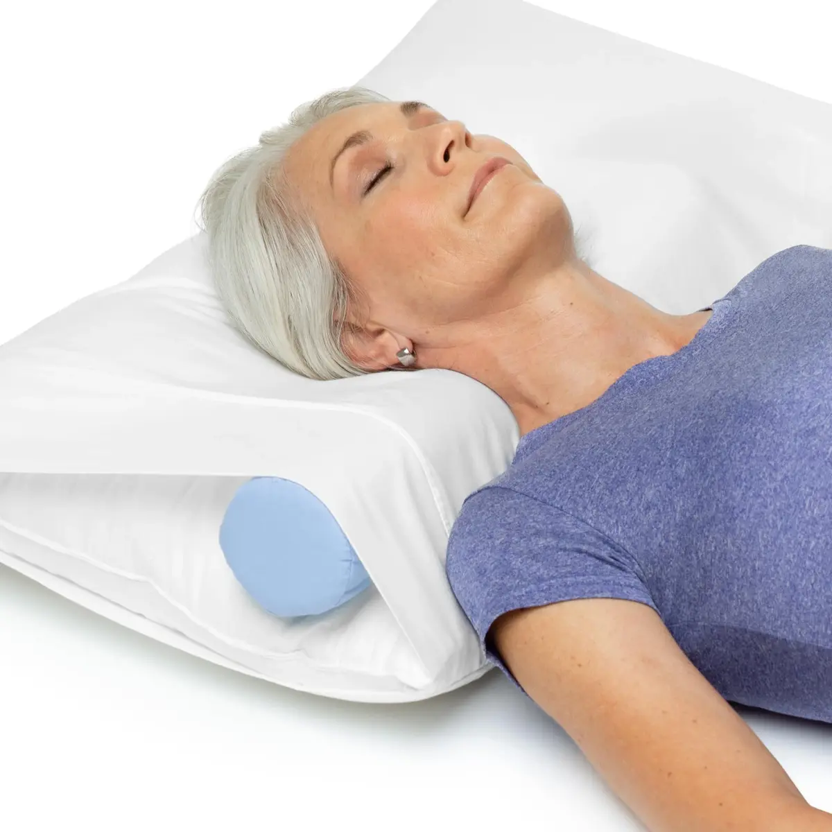 OPTP The Original McKenzie Cervical Roll Neck Support Pillow 20" Length x 3.5" Diameter | Physical Therapist Approved for Sleep Support - view 4