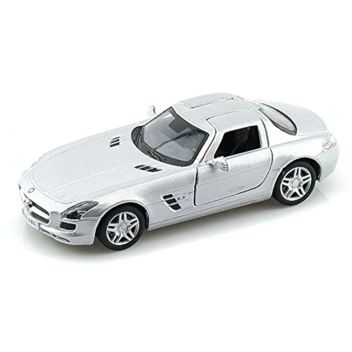 KiNSMART Mercedes-Benz SLS AMG 1:36 Scale 5" Die Cast Metal Model Toy Car (Silver) | ASTM-Tested - main product image