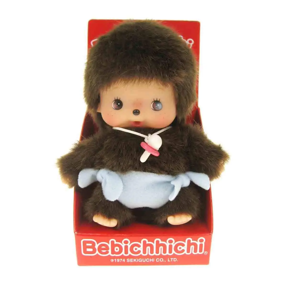 Sekiguchi Bebichhichi 16cm Classic Boy Europe | Monchhichi Doll in Display Box - main product image