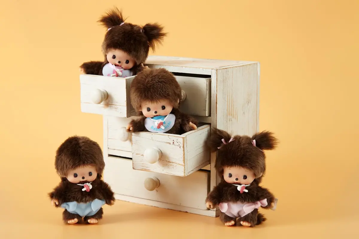 Sekiguchi Bebichhichi 16cm Classic Boy Europe | Monchhichi Doll in Display Box - view 4