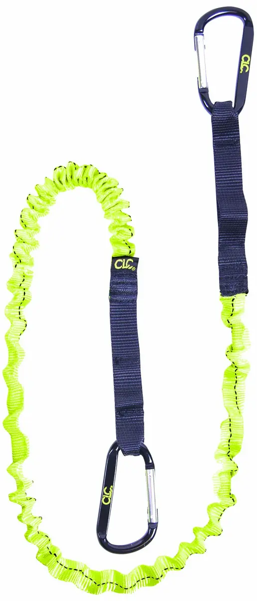 Custom Leathercraft 1027 39-56 Inch 2 Carabineer Lanyard | Heavy Duty Tool Restraint - main product image