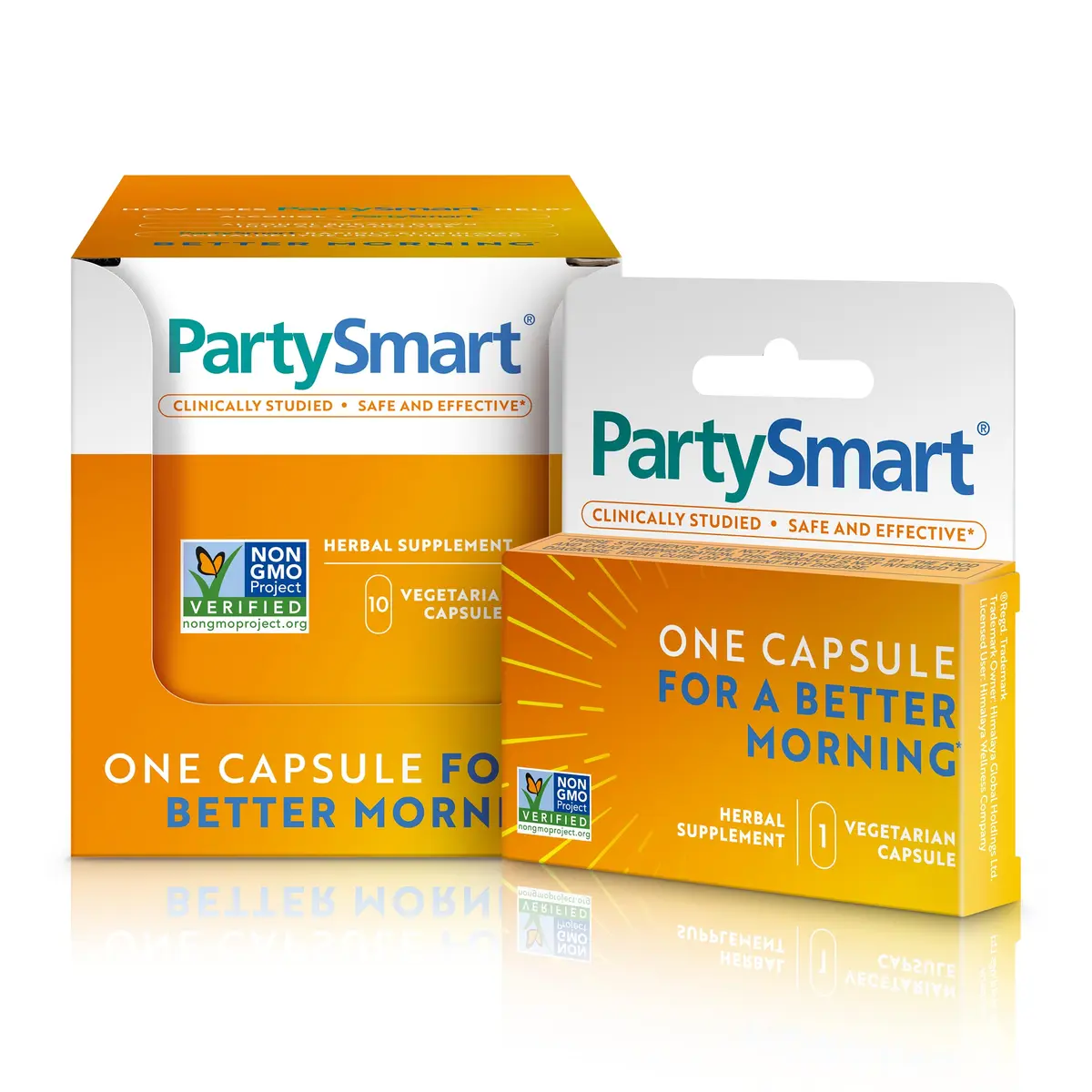 Himalaya PartySmart Liver Support 10 Capsules | Supports Alcohol Metabolism & Liver Health - main product image