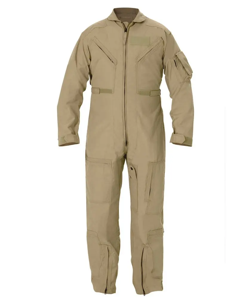 Propper Men's CWU 27/P Nomex Flight Suit, AF Tan, 36 Short | Flame-Resistant Military-Grade Coverall - view 4