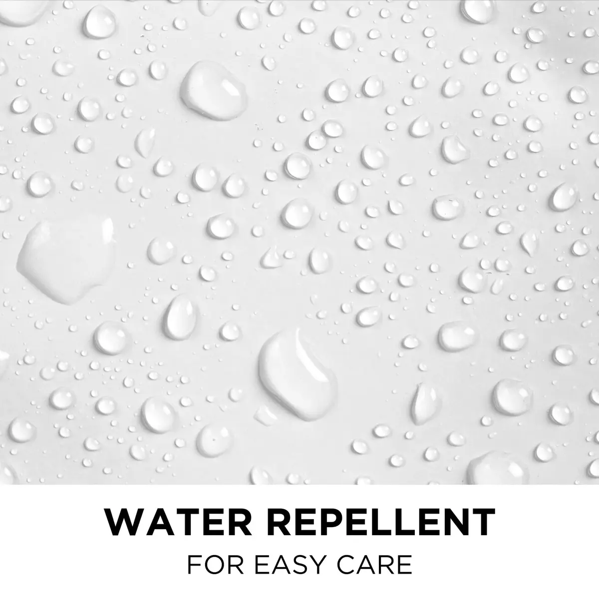 Hookless It’s A Snap! PEVA Shower Curtain Liner 54" x 70" | Water-Repellant, Easy Install, Frost White - view 5