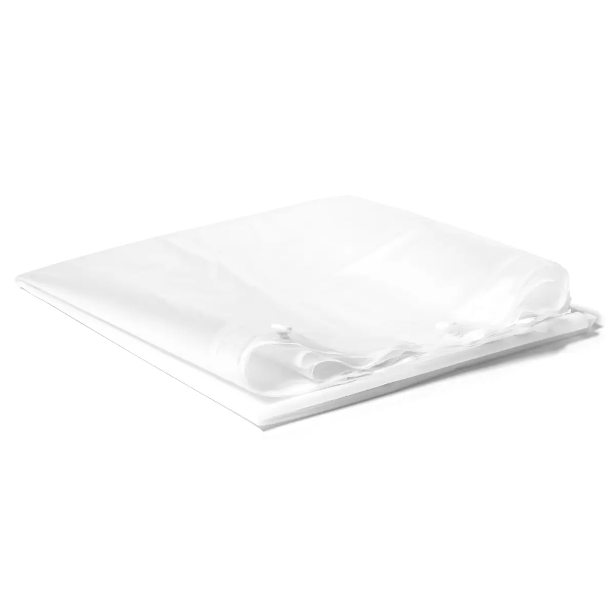 Hookless It’s A Snap! PEVA Shower Curtain Liner 54" x 70" | Water-Repellant, Easy Install, Frost White - view 2