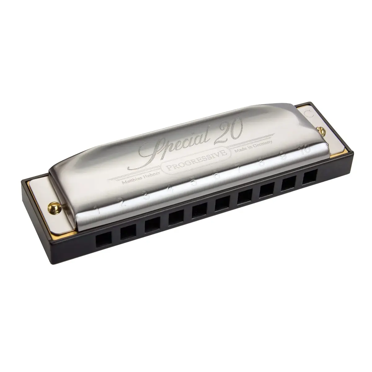 Hohner Special 20 Harmonica, Key of D | Smooth Plastic Body for Fast Playing - main product image
