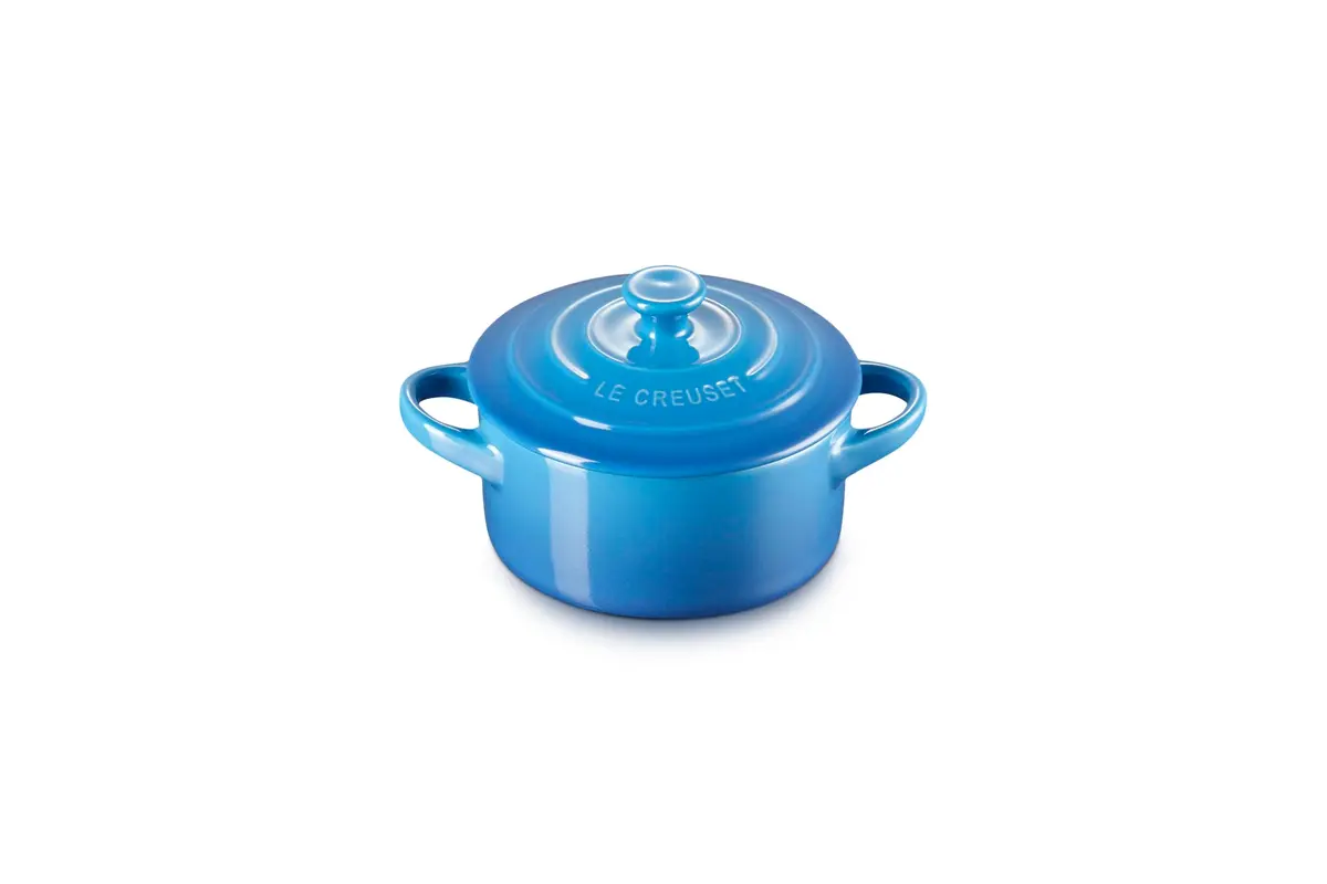 Le Creuset Stoneware Mini Round Cocotte 8 oz. | Durable, Microwave & Oven Safe - main product image