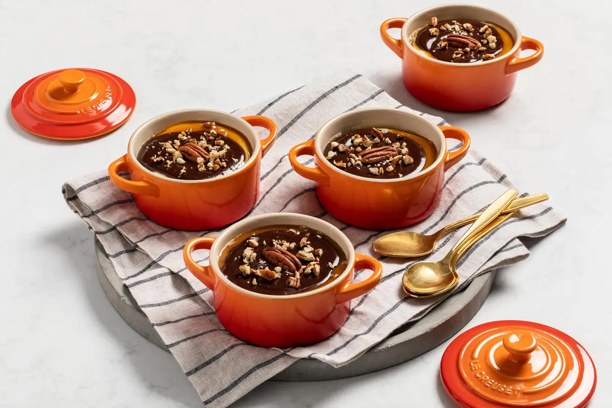 Le Creuset Stoneware Mini Round Cocotte 8 oz. | Durable, Microwave & Oven Safe - view 3