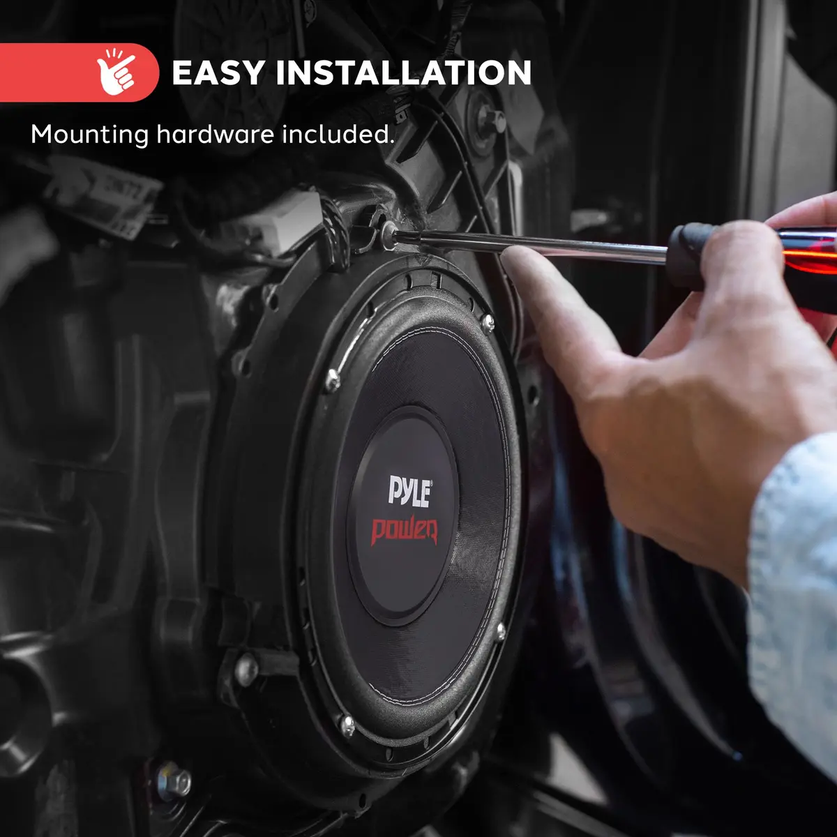 Pyle PLPW12D 12-Inch Dual Voice Coil 4-Ohm Component Subwoofer 1600W Max Power | 30.9 cm (12.2") Diameter, 12.7 cm (5.1") Depth - view 6