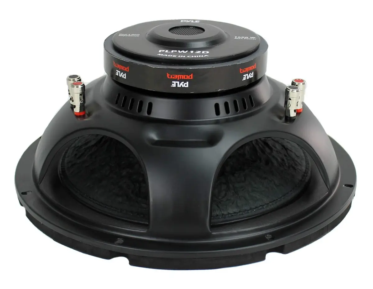 Pyle PLPW12D 12-Inch Dual Voice Coil 4-Ohm Component Subwoofer 1600W Max Power | 30.9 cm (12.2") Diameter, 12.7 cm (5.1") Depth - view 3