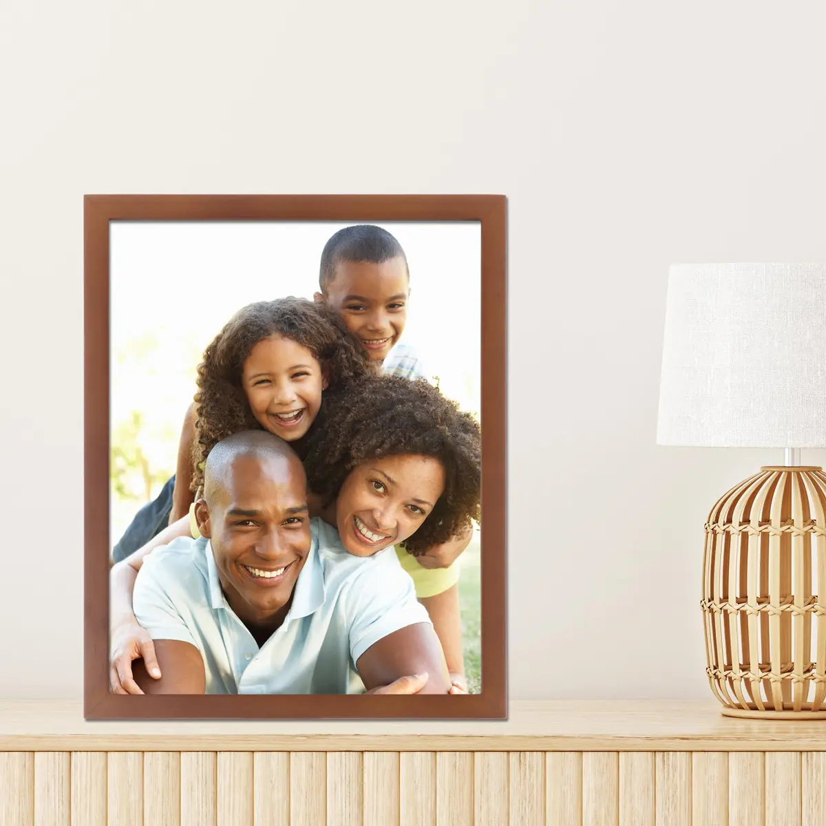 Lawrence Frames Nutmeg Wood Picture Frame 8.5x11-Inch | Elegant Wall & Tabletop Display - view 2