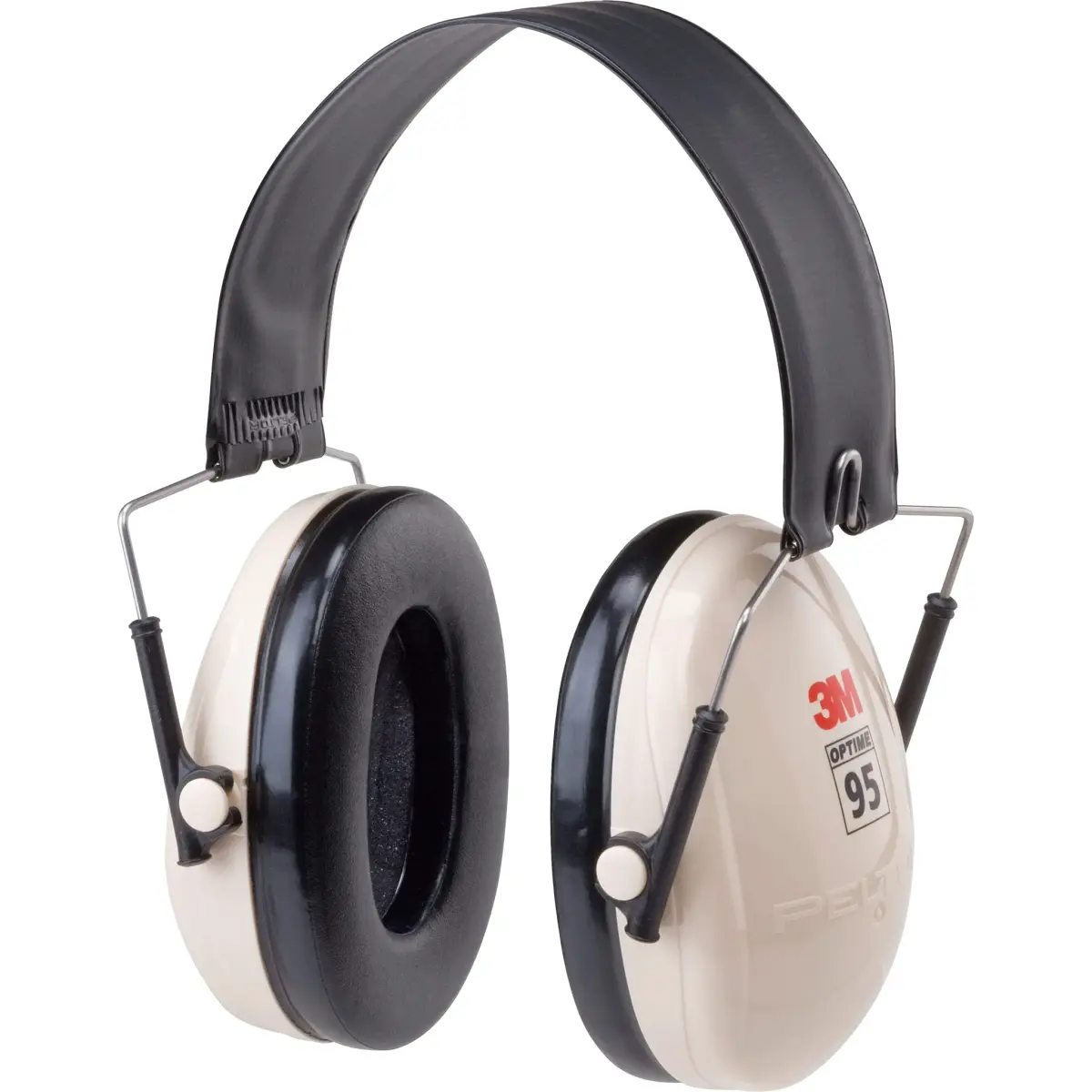 3M PELTOR Optime 95 Earmuffs, Behind-the-Head, 21 dB NRR, 78 oz (2.22 kg) | Industrial Hearing Protection - main product image
