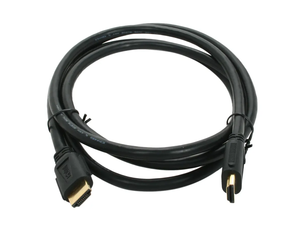 Nippon Labs HDMI-6BK 6-Feet Heavy Duty HDMI Cable with Gold Plated Connector in Black | Standard Speed - view 2