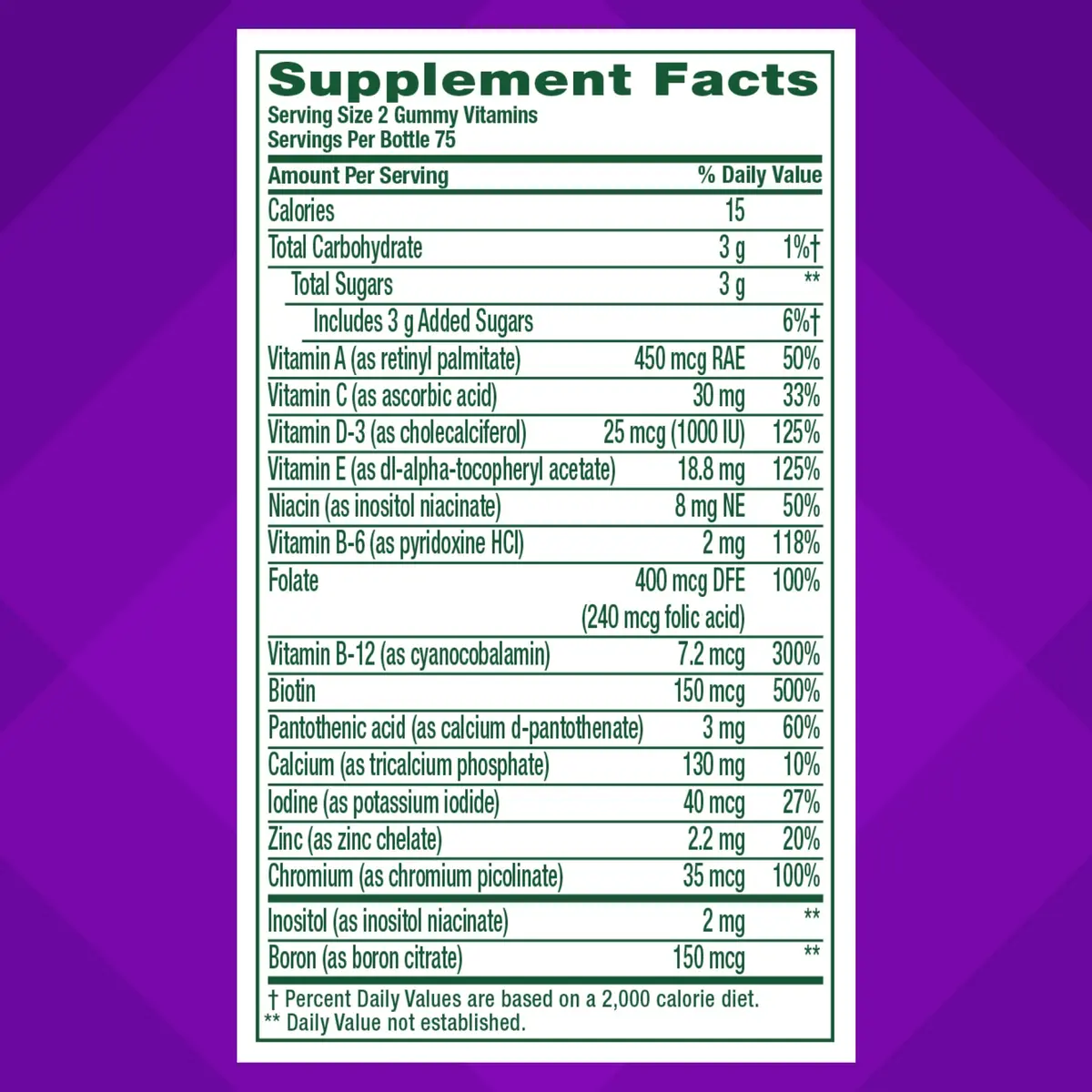 Vitafusion Women's Multivitamin Gummy 150 Count Berry Flavor | Supports Immune Health & Energy Metabolism - view 4