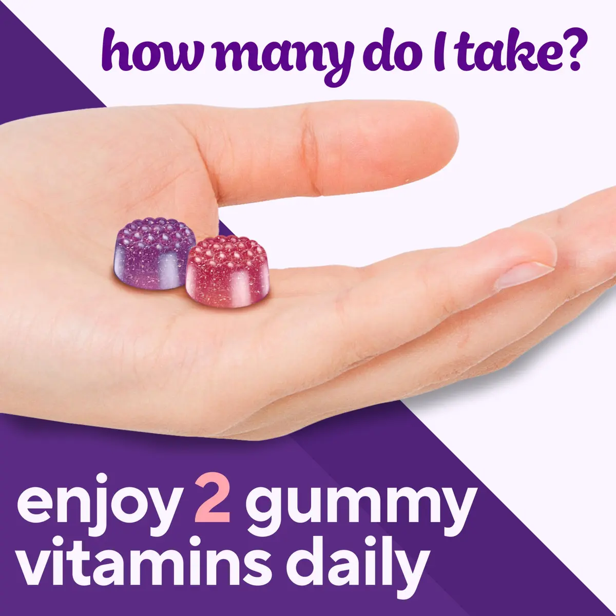 Vitafusion Women's Multivitamin Gummy 150 Count Berry Flavor | Supports Immune Health & Energy Metabolism - view 9